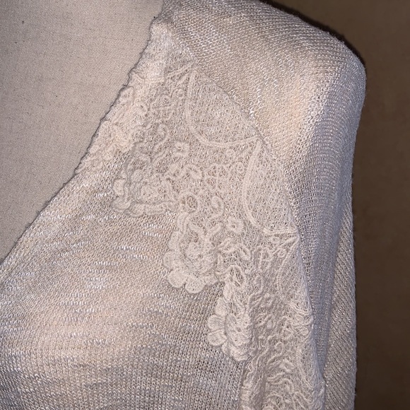 Floral Sleeve Lightweight Cardigan - Picture 3 of 4